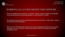 Close Personal Protection: Being More Than Just a Bodyguard