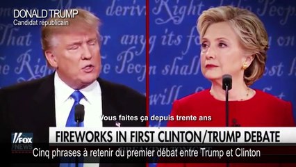 Cinq phrases à retenir du premier débat Clinton-Trump