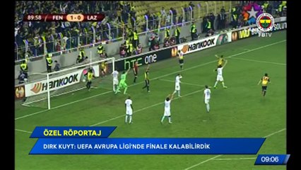 Dirk Kuyt'ın Fenerbahçe TV'ye Açıklamaları