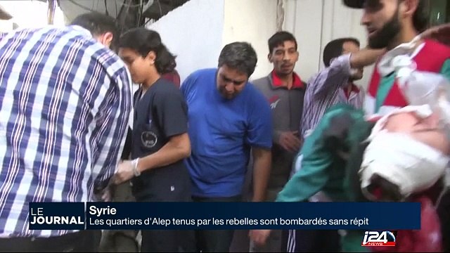 Les quartiers d'Alep tenus par les rebelles sont bombardés sans répit