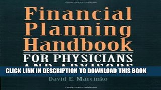 Financial Planning Handbook For Physicians And Advisors Hardcover