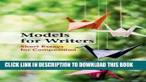 Collection Book Models for Writers: Short Essays for Composition