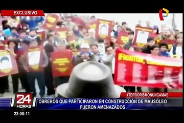 Comas: obreros que construyeron mausoleo fueron amenazados