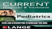 New Book CURRENT Diagnosis and Treatment Pediatrics, Twenty-Third Edition (Lange)