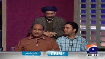 Agha Majid ( Aaroo Grenade) singing in Khabarnaak