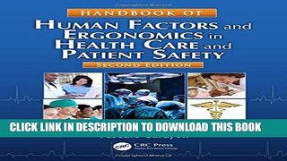 Collection Book Handbook of Human Factors and Ergonomics in Health Care and Patient Safety, Second