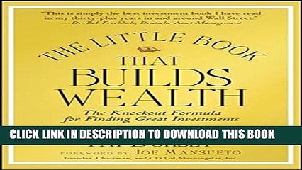 [PDF] The Little Book That Builds Wealth: The Knockout Formula for Finding Great Investments