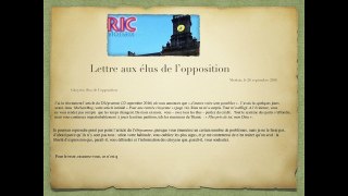 lettre aux élus opposition