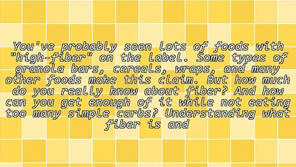 Type 2 Diabetes - Interesting Facts on Fiber