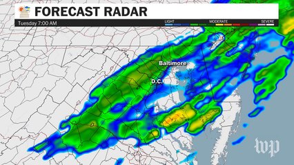 AM showers, PM clearing