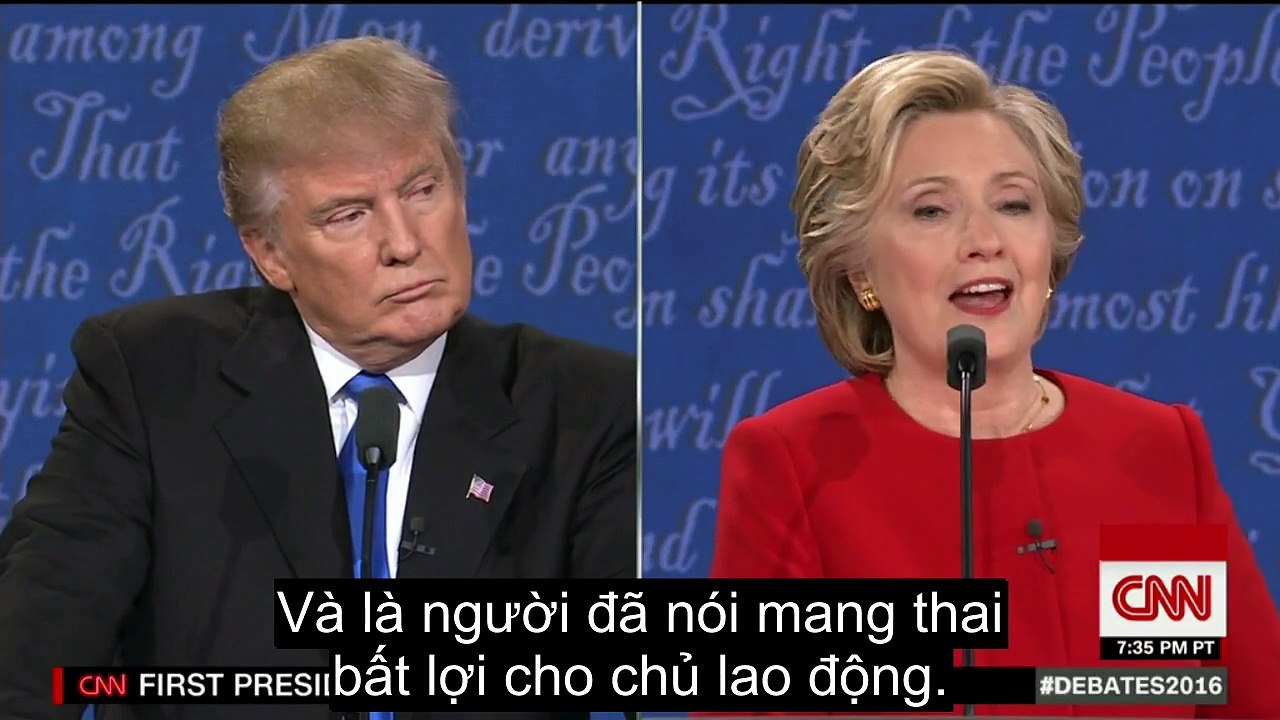 Hillary Clinton criticized Donald Trump called Women is pigs