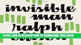New Book Invisible Man