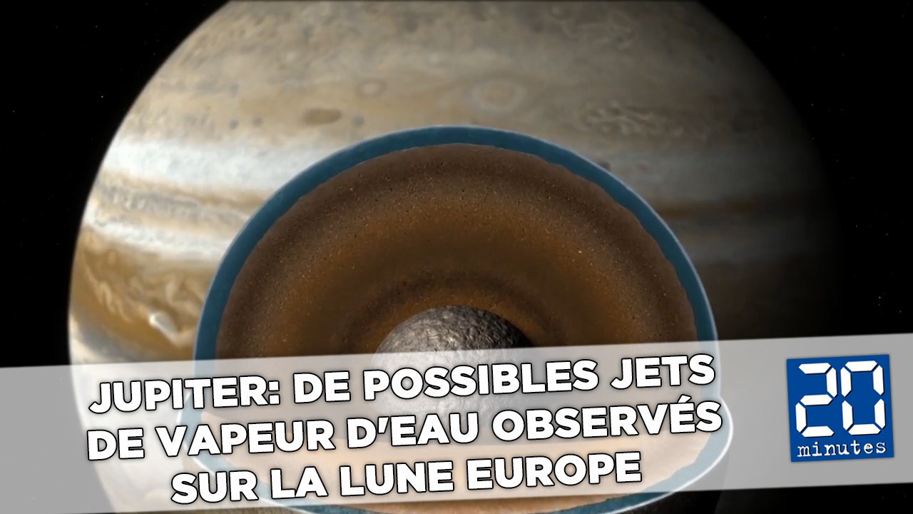 Jupiter: De possibles jets de vapeur d'eau observés sur la lune Europe