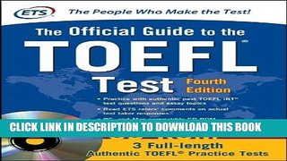 New Book Official Guide to the TOEFL Test With CD-ROM, 4th Edition (Official Guide to the Toefl Ibt)