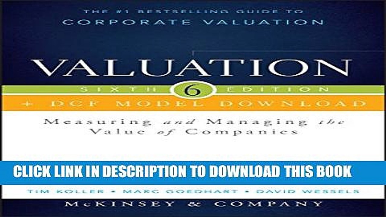 [PDF] Valuation + DCF Model Download: Measuring and Managing the Value of Companies (Wiley