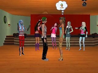 Monster high FIRST KISS Cleo and deuce (MMD) Перший поцілунок монстр хай Клео і дьюс (ММД)