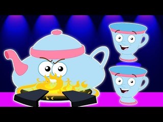 Je suis un peu Teapot | Cartoon Pour les enfants | Popular nurserie Chanson |I am a Little Teapot