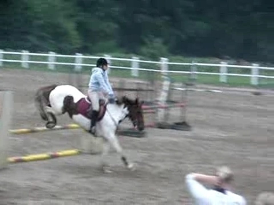 Leçon d'obstacle 90Cm-1M-1M10 (Orlane & Ma soeur)