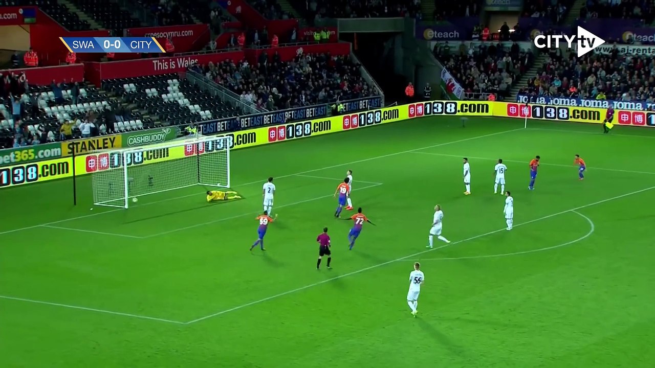 SWANSEA 1-2 CITY! ¦ Goals׃ Clichy & Garcia ¦ EFL Cup Highlights
