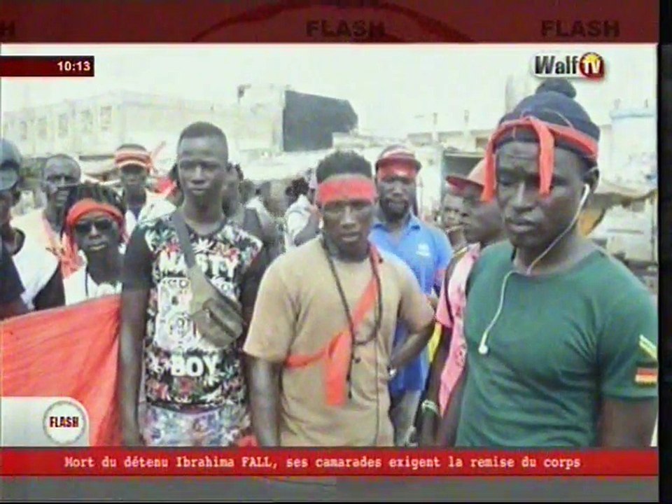 Les amis du défunt détenu ibrahima fall réclament le corps