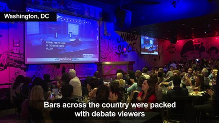 Americans react to fiery first presidential debate