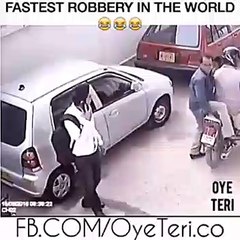"Fastest Robbery in the world" can't stop laughing after watching this