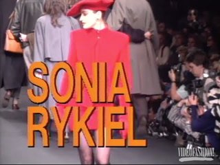 Sonia Rykiel Fall 1988 - Knitwear With High-Fashion Flair