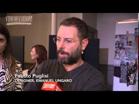 Designer Fausto Puglisi at Emanuel Ungaro - Paris Fashion Week - Fall 2016