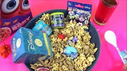 Disney Pixar Finding Dory Hank Cereal Toy Surprises! Fash'ems, Squishy, Disney Lego Kids Toy Video