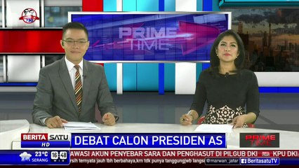 Adu Argumen Clinton dan Trump Dalam Debat Capres AS