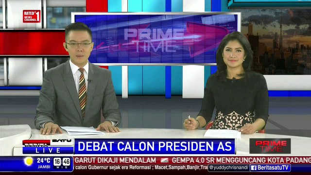 Pidato Donald Trump Dalam Debat Perdana Capres AS