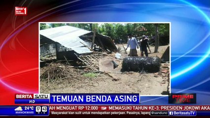 Benda Diduga Pecahan Roket Falcon 9 Diamankan di Mapolres Sumenep