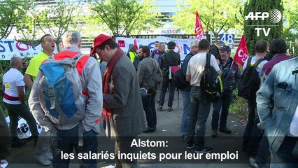 Les salariés d'Alstom inquiets pour leur emploi