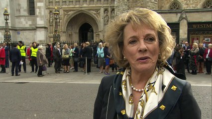 Stars pay tribute to Sir Terry Wogan at Westminster Abbey