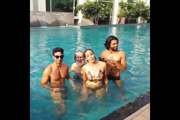 Sofia hayat in bikini shooting video