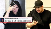 Rob Kardashian SLAMS Kylie Jenner | Posts Her Number On Twitter