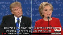 Hightlight of Hillary Clinton, Donald Trump face off in first presidential debate - part 1