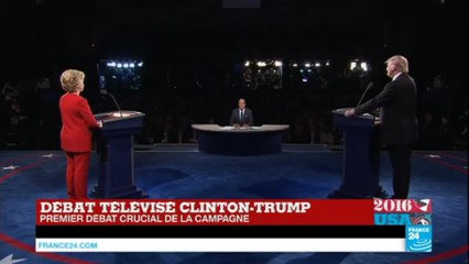 REPLAY - Présidentielles US : revoir le 1er Débat Clinton/Trump en intégralité