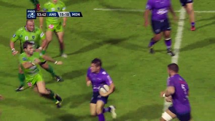 1er essai de Riaan Swanepoel sous les couleurs de l'USM !