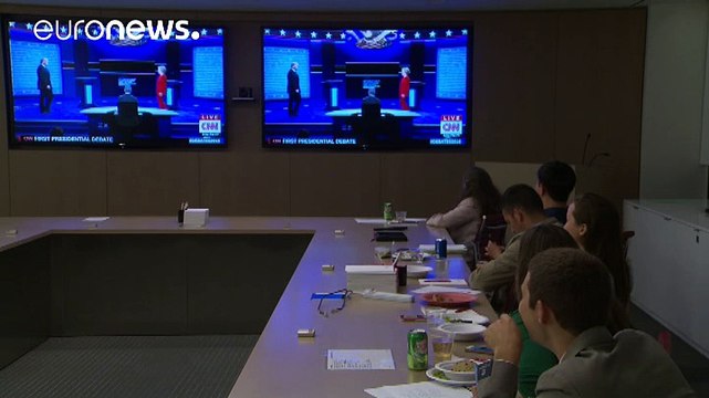 USA: le reazioni degli studenti al dibattito Clinton-Trump