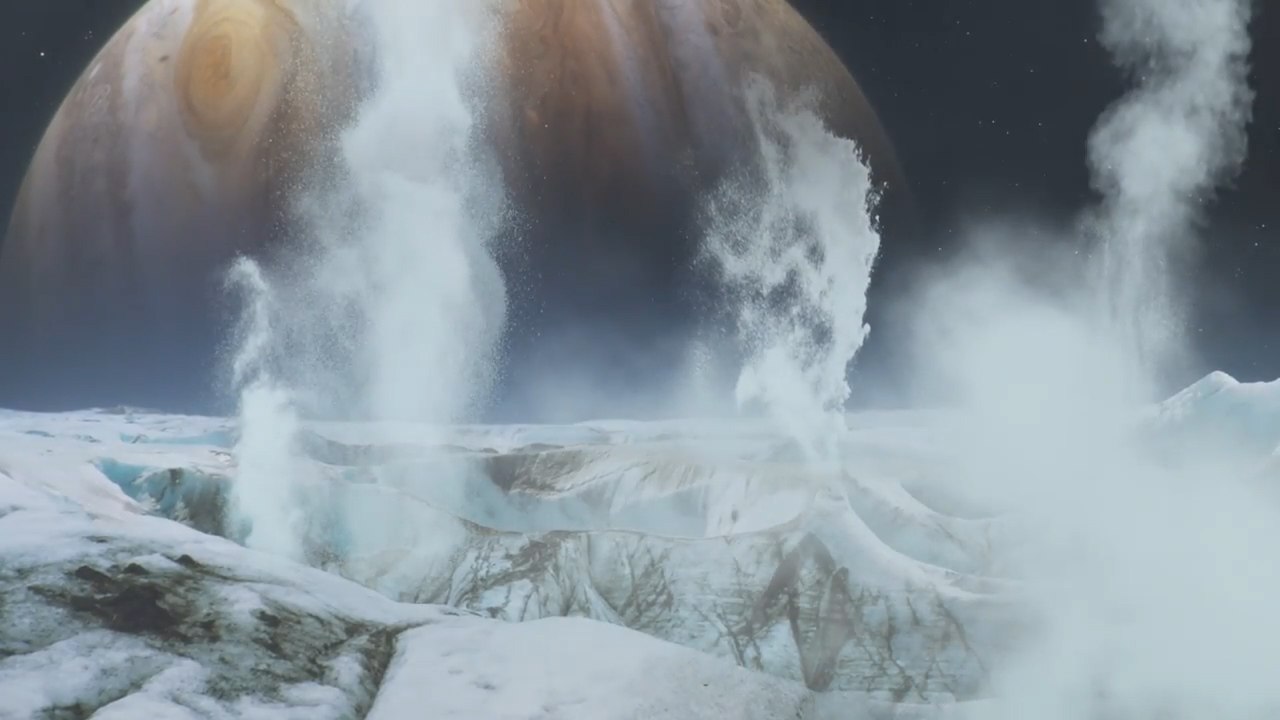 Descubren posibles penachos de agua en la luna Europa
