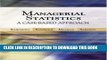 [PDF] Managerial Statistics: A Case-Based Approach (with CD-ROM and Harvard Cases) Popular Colection