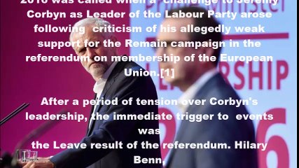 Labour Party (UK) leadership election, 2016