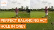 Golfing Coach Pulls Off Astonishing Trick Sequence
