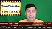 BYU Cougars vs. Toledo Rockets Free Pick Prediction NCAA College Football Odds Preview 9-30-2016