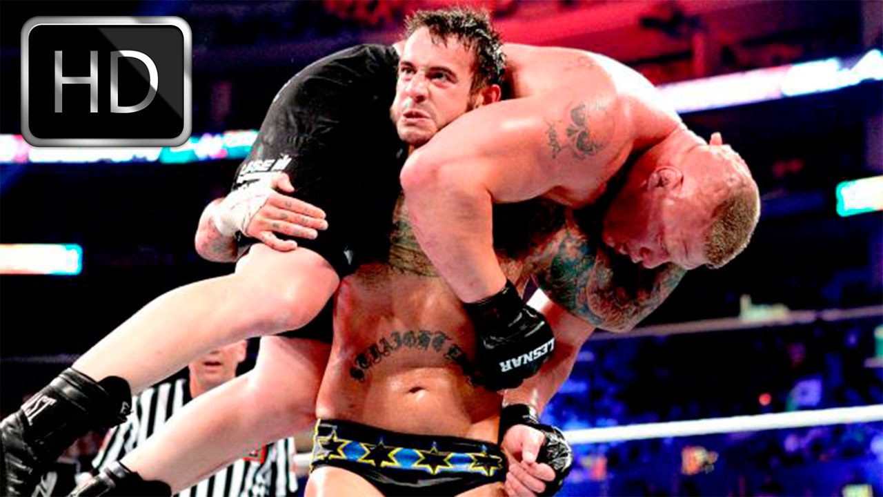 WWE Summerslam 2013 CM Punk vs Brock Lesnar 720p HD