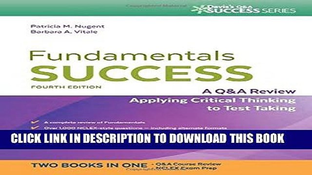 [PDF] Fundamentals Success: A Q A Review Applying Critical Thinking to Test Taking Full Online