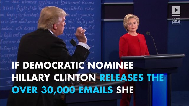 Trump: I will release my tax returns when Clinton releases deleted emails
