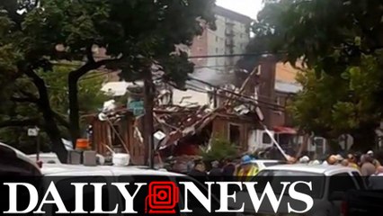 Explosion Rips Through Bronx House And Police Suspect Drug Lab