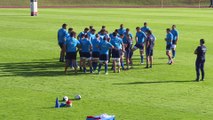 Rugby  - XV de France: conférence de presse de Guy Novès
